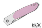 Civivi Brr15 Light C25063-3 - White & Powder Pink G-10 - Satin Nitro-V Blade