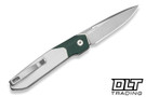 Civivi Brr15 Light C25063-4 - Teal Green & White G-10 - Satin Nitro-V Blade