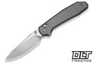 Civivi Elite Tessera CE26029-1 - Diamond Pattern Gray Aluminum - Satin S35VN Blade