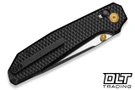 Civivi Elite Tessera CE26029-3 - Diamond Pattern Black Aluminum - Black Stonewashed Satin Flats S35VN Blade