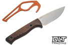 Benchmade Slipridge - Stabilized Wood - MagnaCut Drop Point with Hook - 15650-COMBO