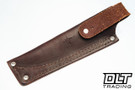 LT Wright Large Northern Hunter AEB-L - High Saber Grind - Stag - Double Dark Red Liners