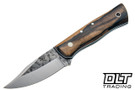 Darlington Edgecraft Scylla - Black & White Ebony Wood - White & Black Liners