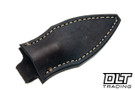 Darlington Edgecraft Kermit the Kephart - Crosscut Espresso Paper Micarta - Orange Red Natural Liners