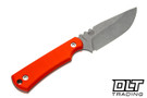 McNees FX PSK - Orange G-10 - Atomic Stonewash MagnaCut Blade
