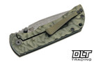 McNees PM Mac 2 3.5" - Rock Atomic Green & Bronze Titanium - MagnaCut Blade - Stonewashed Hardware