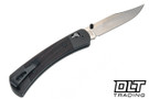 Buck 110 Folding Hunter Crossbar - Cobalt Cerakote Aluminum with Macassar Ebony Inlay - Satin MagnaCut Blade - 0110BRS18