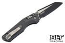 Microtech MSI Mini Ram-Lok - Natural Clear Frag Handle - Black Blade - 210M-1FRNC