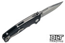 Demko AD20 XXX - Textured Carbon Fiber - Clip Point CPM-3V Blade