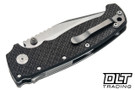 Demko AD20 XXX - Textured Carbon Fiber - Clip Point CPM-3V Blade