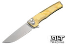 MachineWise Sonora - Ti Bolster - Gold Diamonds Titanium - Gold Camo Pattern #2295