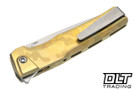 MachineWise Sonora - Ti Bolster - Gold Diamonds Titanium - Gold Camo Pattern #2295