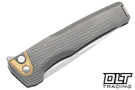 MachineWise Sonora - Ti Bolster - Stonewash Sunray Titanium - Lightwash S90V S-Grind Blade #2325