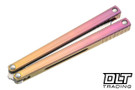 MachineWise Opus - Sunset Fade Titanium - Drop Point S35VN Blade #847