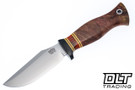 Blade Raid Custom Trail Mate 2 CPM-154 Salmon Maple Burl - C-Tek Spacer
