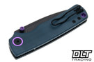 Vosteed Porcupine - Blue G-10 - Black Stonewash 14C28N Blade
