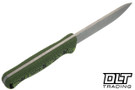 Hellbender Mudpup 5 Gen 2 - Lime & Black G-10 - Tumbled MagnaCut Blade - Kydex Sheath