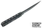 Williams Blade Design Hir Zukuri - Black Canvas Micarta - Blackwash 80CrV2 Blade - HZK-005