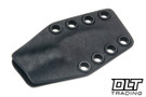 Auxiliary Manufacturing Coffin Spear - Black G-10 - Neon Yellow GripX - Darkwash AEB-L Blade