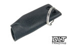 Auxiliary Manufacturing Pocket Lint - White G-10 - Light Blue & Black Liners - Darkwash AEB-L Blade