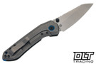 Millit Overland - Black G-10 - Blue Collar & Backspacer - MagnaCut Stonewash Blade