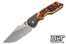 Attn2Detail MK3 Medium Gen 4 - Bronze Titanium - Jigged Bone Handle - Harpoon MagnaCut Blade