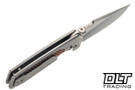 Attn2Detail MK3 Medium Gen 4 - Brightwash Titanium - Copper Tech Screen Inlay - Harpoon MagnaCut Blade