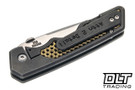 Attn2Detail MK3 Medium Gen 4 - Blackened Titanium - Brass Tech Screen Inlay - Harpoon MagnaCut Blade