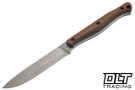 White River Exodus 4 - Natural Burlap Micarta - MagnaCut Blade