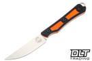 White River Shoal - Black & Orange Textured G-10 - MagnaCut Blade