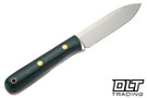 Lishen Orson 2 A2 - Juniper Jute Micarta - Thick Natural Liners - Brass Pins