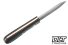 Lishen Orson 2 A2 - Juniper Jute Micarta - Thick Natural Liners - Brass Pins