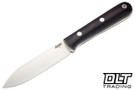 Lishen Orson 2 A2 - Burgundy Canvas Micarta - Thick Green Liners