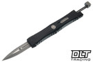 Microtech Nemesis IV - Black Hardcoat Ano Alloy - Apocalyptic Blade - Marfione Select - 1152-12APMS1