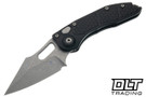 Microtech Mini Stitch Ram-Lok - Black Handle - Apocalyptic Blade - 169M-10AP