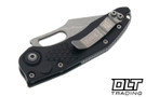 Microtech Mini Stitch Ram-Lok - Black Handle - Apocalyptic Blade - 169M-10AP