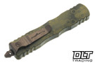 Microtech Dirac D/E - Bazooka Hex Camo Handle - Bronze Apocalyptic Blade - Signature Series - 225-13APBOHXCS