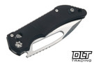 Heretic Koschei - Black Aluminum - Stonewash MagnaCut Blade - H061-2A