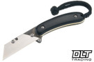 Banzelcroft MEK - Black Linen Micarta - Brass Liners