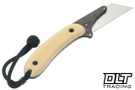 Banzelcroft MEK - Ivory Linen Micarta