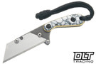 Banzelcroft Mini MEK - White & Black Trustone - Brass Liners