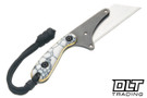 Banzelcroft Mini MEK - White & Black Trustone - Brass Liners
