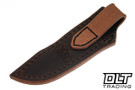 Koenig Helo - Smooth Black Canvas Micarta - Distressed Matte DLC MagnaCut Blade