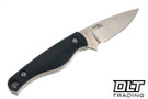 Creely Blades PG Mako - Black PETG Handle with Ivory Liners - MagnaMax Blade - Black Kydex Sheath