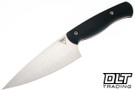 Creely Blades Omnivore - Black G-10 with Red Liners - MagnaCut Blade