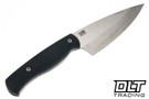 Creely Blades Omnivore - Black G-10 with Red Liners - MagnaMax Blade