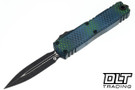 Microtech UTX-85 Gen IV D/E - Blue X-51 Handle - Signature Series - 12324-1BLX51S