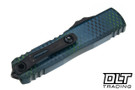 Microtech UTX-85 Gen IV D/E - Blue X-51 Handle - Signature Series - 12324-1BLX51S