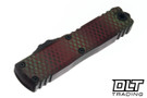 Microtech UTX-85 Gen IV D/E - Red X-51 Handle - Signature Series - 12324-1RDX51S