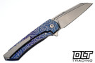 MachineWise Mojave - Low Volt Fade with Topo Stars Titanium - Stonewash S90V Blade #1570